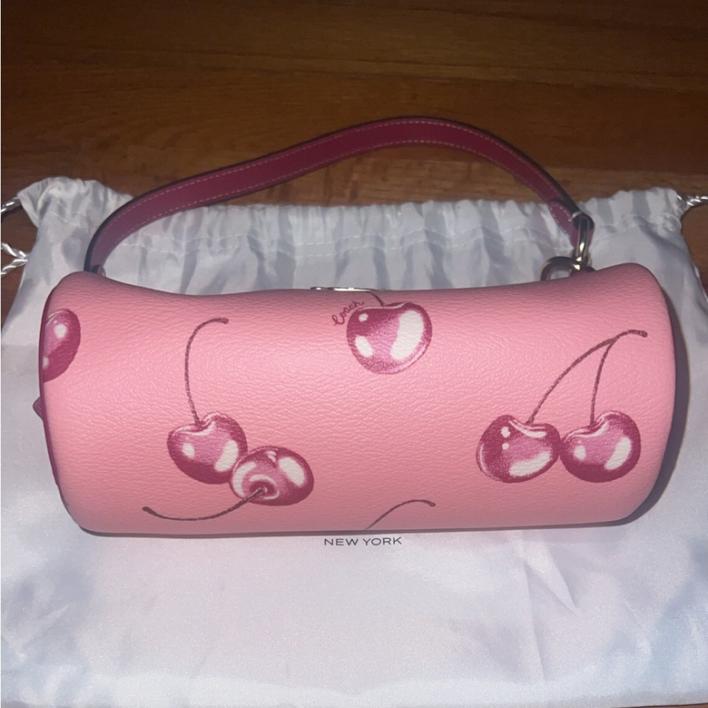 Coach Pink Cherry nolita mini barrel bag - Picture 6 of 8